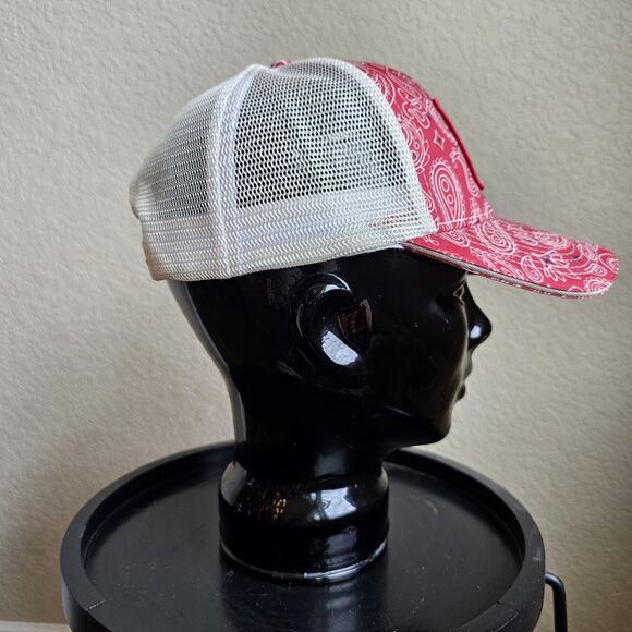 Dusti Rhoads Red Howdy Highland Baseball Cap Hat Farm Ranch Barn - Picture 6 of 6